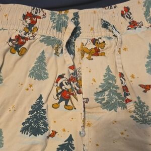 Disney Kids Pajamas - Cream with Mickey Mouse and Friends